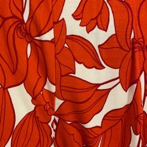 Ann Taylor printed wrap dress size 10